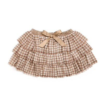 Koko New Printed Tulle Tiered Tutu Trendy Skirt and Dress