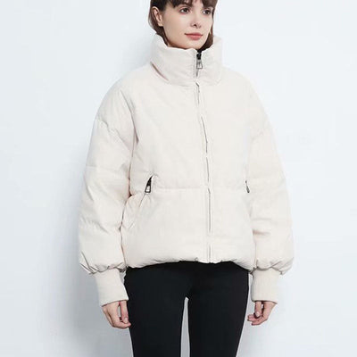 Loose-Fit Cotton Jacket for Women – Trendy and Elegant Style