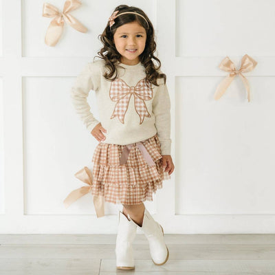 Koko New Printed Tulle Tiered Tutu Trendy Skirt and Dress