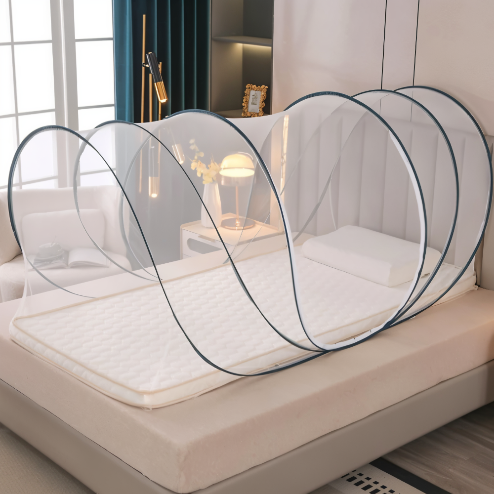 Adjustable Mosquito Net for Bed – Foldable Insect Protection 0