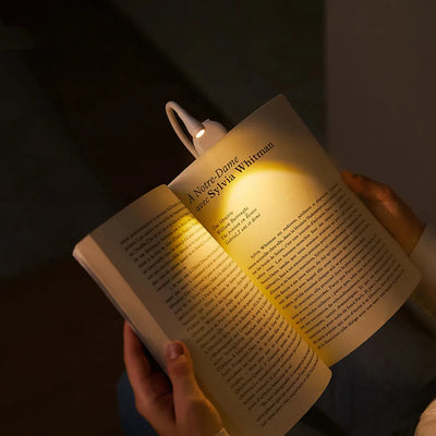 Book Light Clip – Dimmable LED with 360° Rotating Design 0