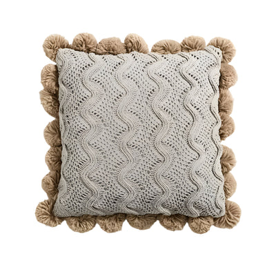 Cushion Cover – Pompom Knit Design 8