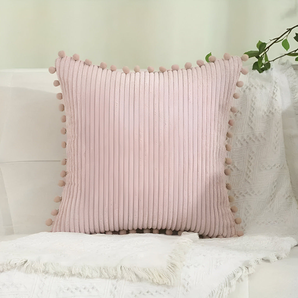 Cushion Covers – Pom Pom Edged Decorative Design 0