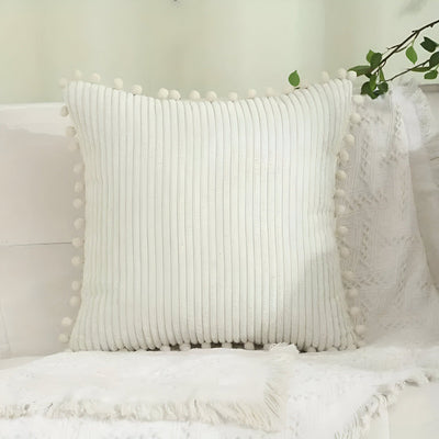 Cushion Covers – Pom Pom Edged Decorative Design 5