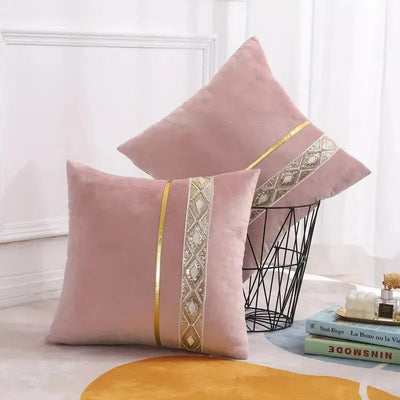 Decorative Pillowcase – Sequin Design with Stylish Straps 2