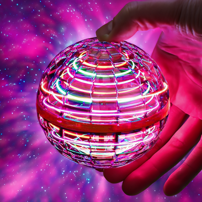 Flying Orb Ball – Interactive LED Light Flying Toy 0