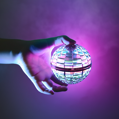 Flying Orb Ball – Interactive LED Light Flying Toy 2