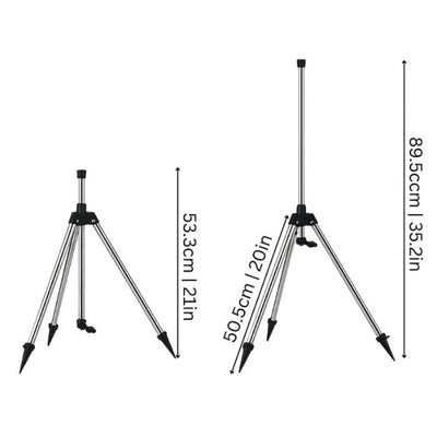 Garden High Pressure Tripod Sprinkler with Adjustable Spray Range 1