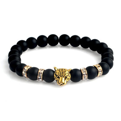 Men’s Bracelet with Panther Design and Adjustable Closure 0