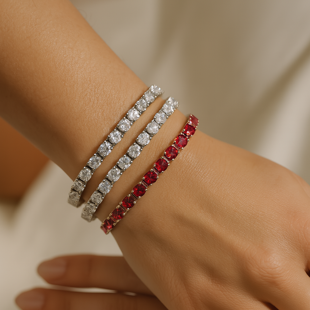 Men’s Chain Bracelet with Geometric Design 7