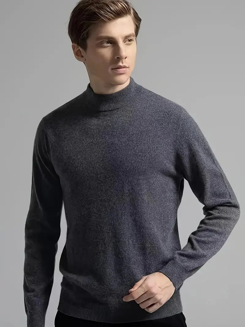 Men’s Crew-Neck Knit Pullover
