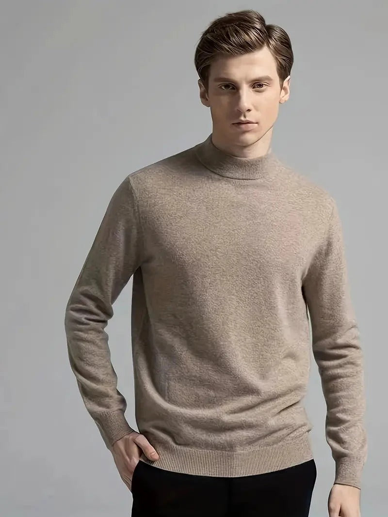 Men’s Crew-Neck Knit Pullover