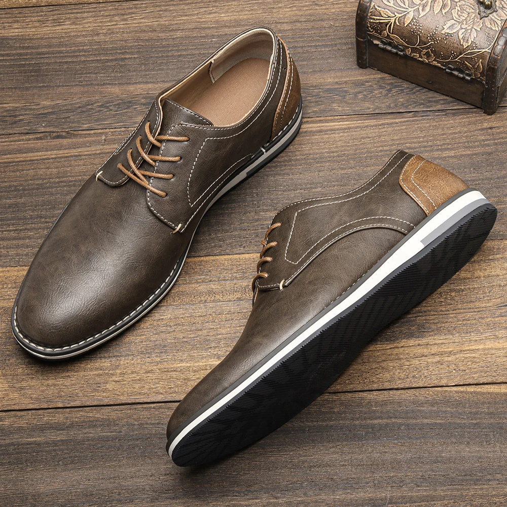 Men’s Lace-Up Shoes with Lightweight Sole 4