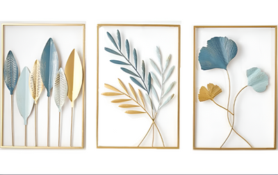 Metal Wall Art – Nature-Inspired Leaf Design for Indoor Decor 2