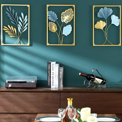Metal Wall Art – Nature-Inspired Leaf Design for Indoor Decor 5