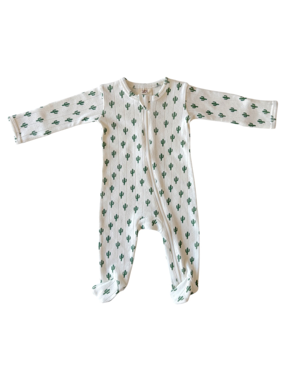 Cactus Koko Pointelle 2-Way Zip Footie