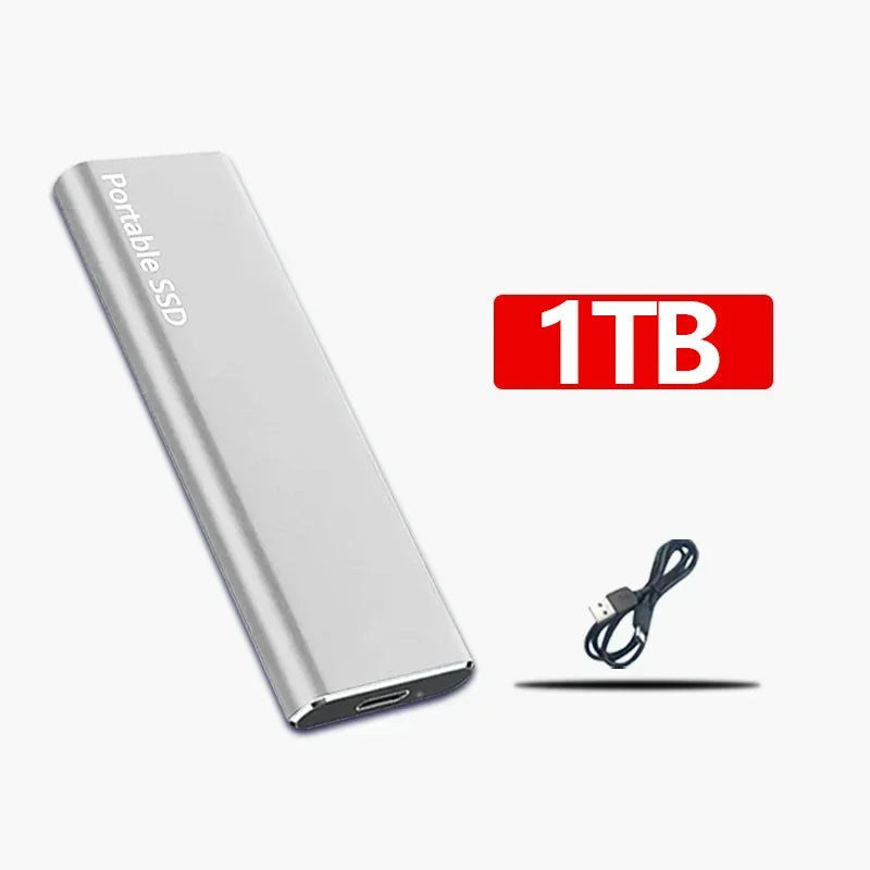 Portable External SSD – High-Speed USB 3.2 Data Storage 0
