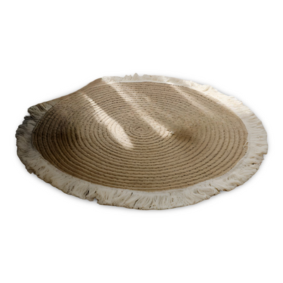 Round Carpet – Hand-Woven Braided Design for Living Spaces 6