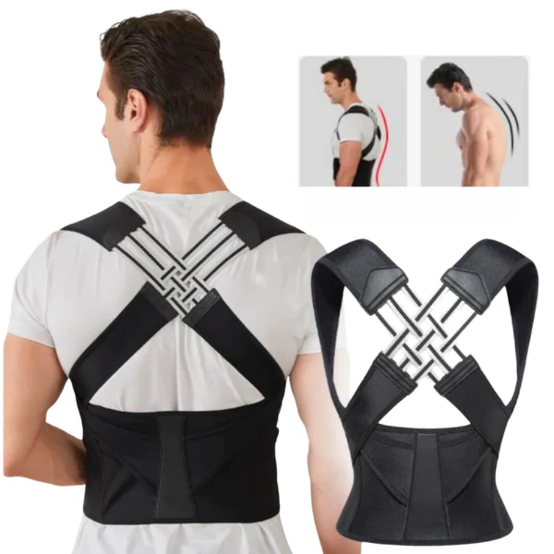 Unisex Adjustable Posture Corrector Back Brace for Improved Posture Support 2