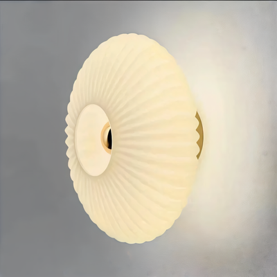 Wall Light – Compact LED Sconce with Wave Pattern Design 2