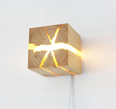 Wall Sconce – Handcrafted Crackle Design for Decorative Lighting 2