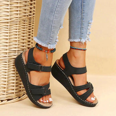 Women's Casual Sandals with Adjustable Strap and Open Toe Design 0