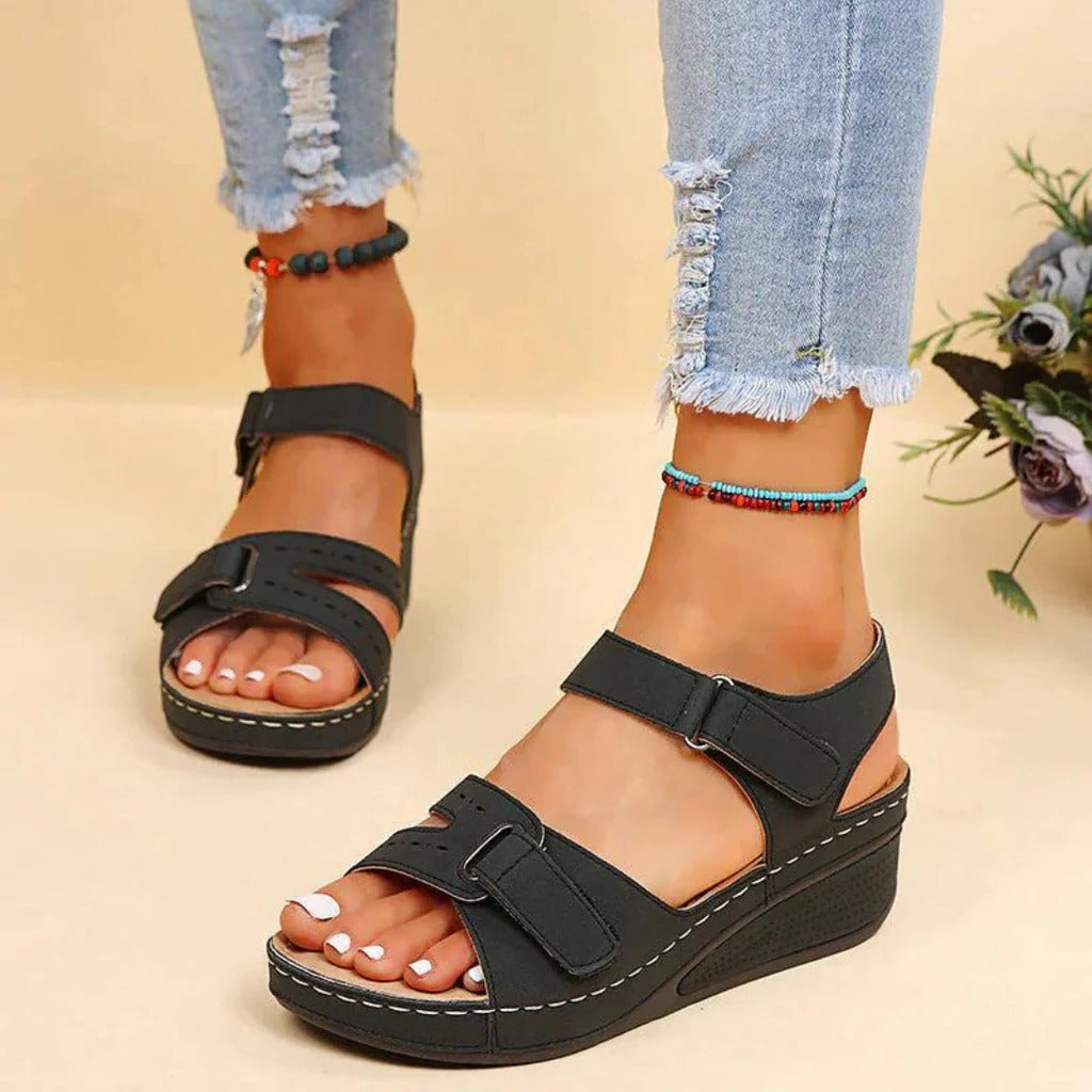 Women's Casual Sandals with Adjustable Strap and Open Toe Design 4