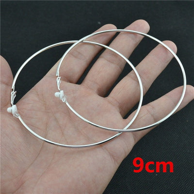 Women’s Clip-On Earrings with Modern Round Design 8