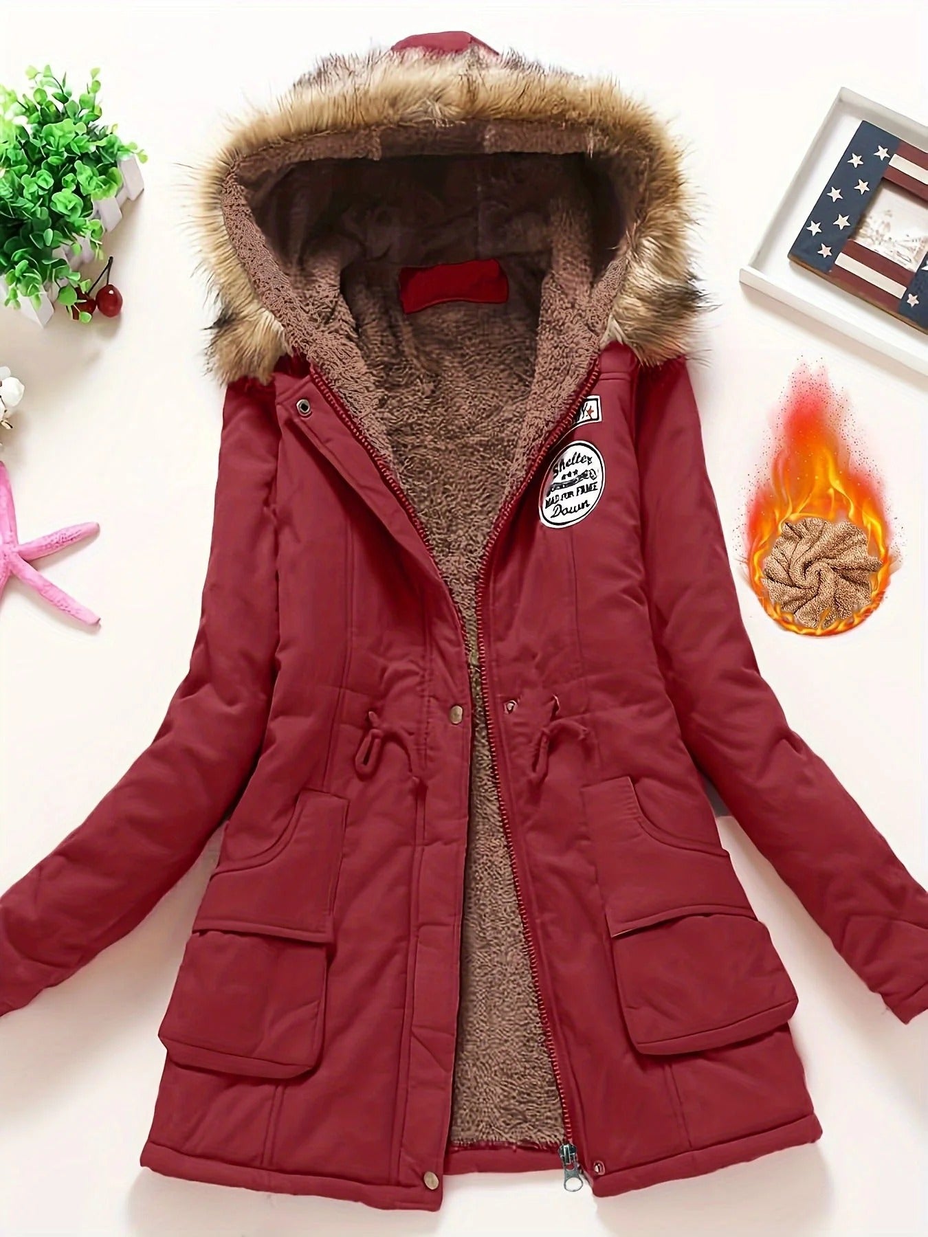 Women’s Hooded Parka Jacket
