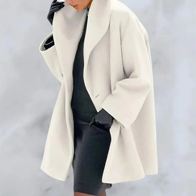 Women’s Long-Length Buttoned Overcoat