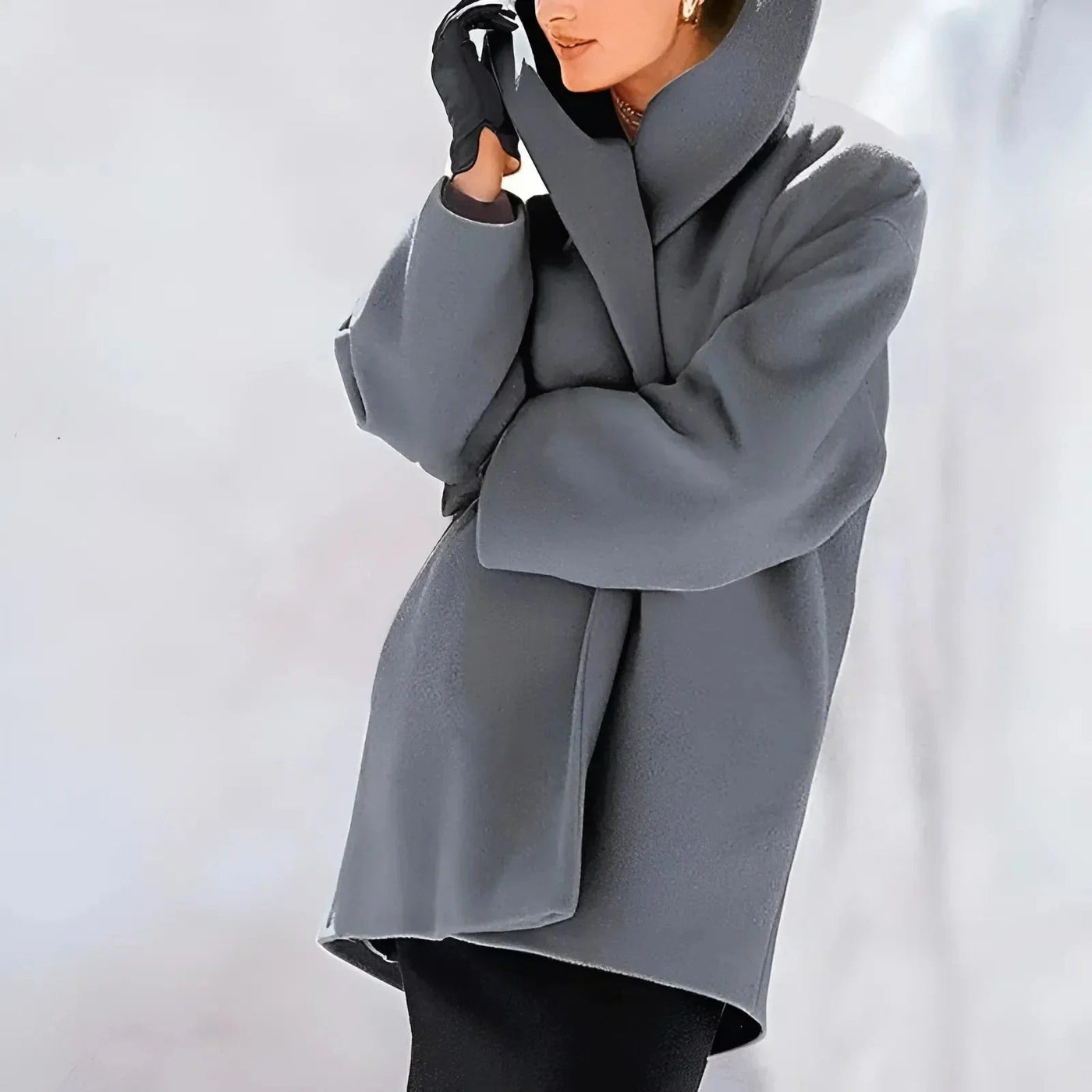 Women’s Long-Length Buttoned Overcoat