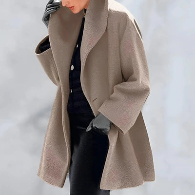 Women’s Long-Length Buttoned Overcoat