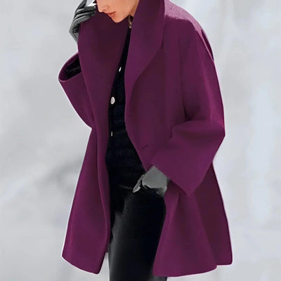 Women’s Long-Length Buttoned Overcoat
