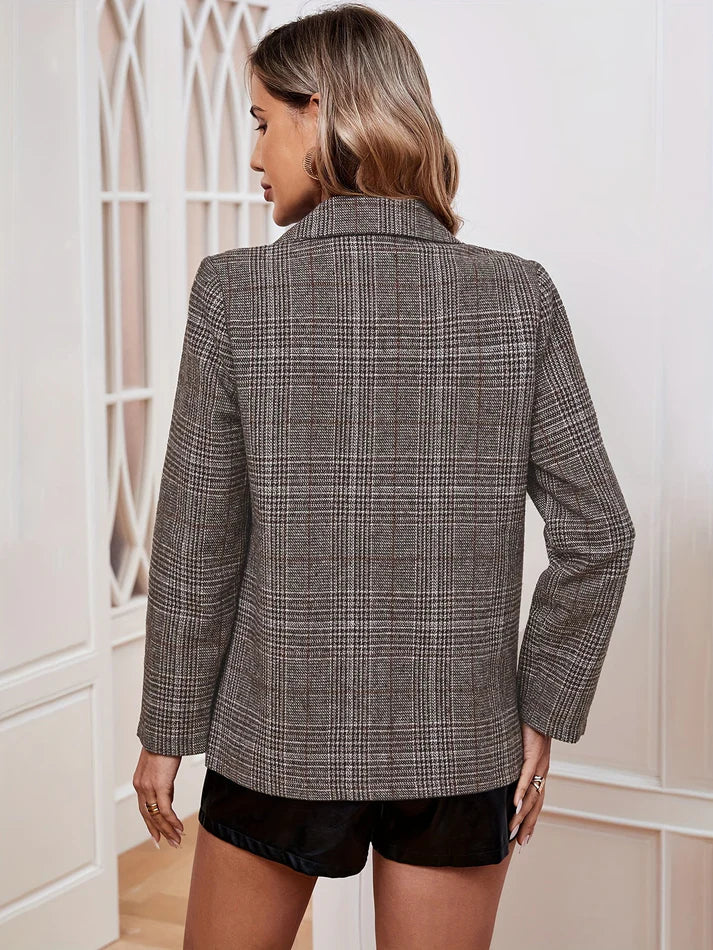 Women’s Long Single-Breasted Blazer