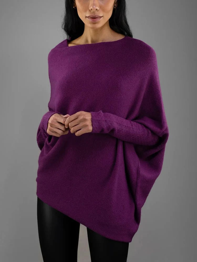 Women’s One Shoulder Winter Pullover