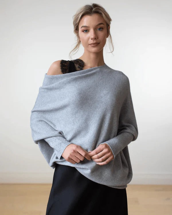 Women’s One Shoulder Winter Pullover