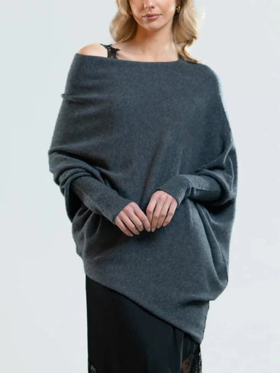 Women’s One Shoulder Winter Pullover