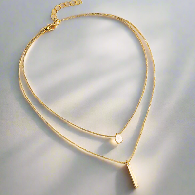 Women’s Pendant Necklace with Teardrop Design 0