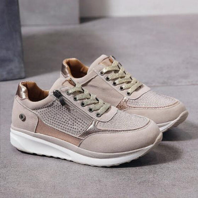 Women’s Platform Trainers with Side-Zip Closure 2