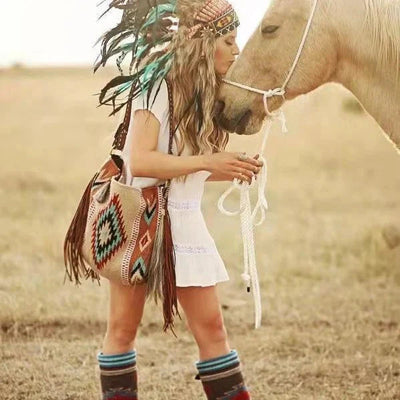 Women’s Shoulder Bag with Knot Design for Daily Use