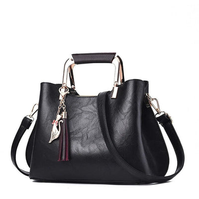 Women’s Shoulder Bag with Tassel Accents for Everyday Use 0
