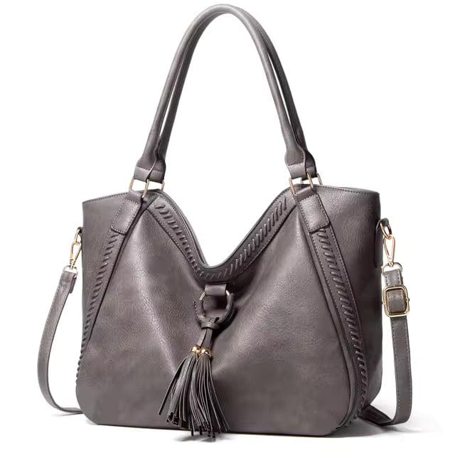Women’s Spacious Tote Bag with Tassel Detail 3