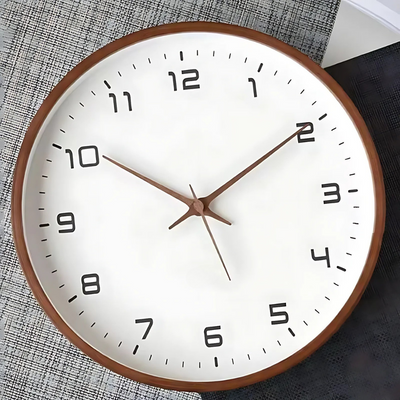 Wooden Wall Clock – Minimalist Design for Modern Home Decor 0