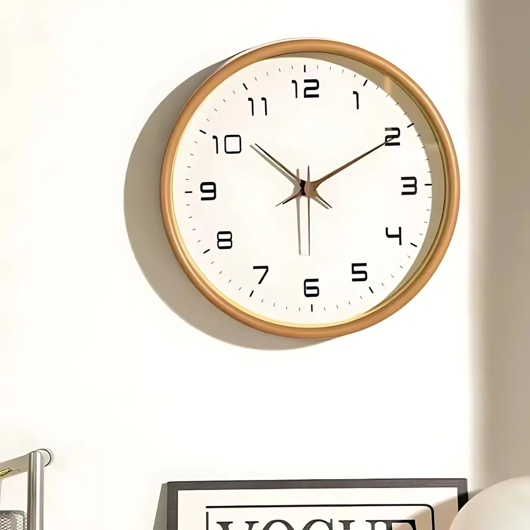 Wooden Wall Clock – Minimalist Design for Modern Home Decor 3