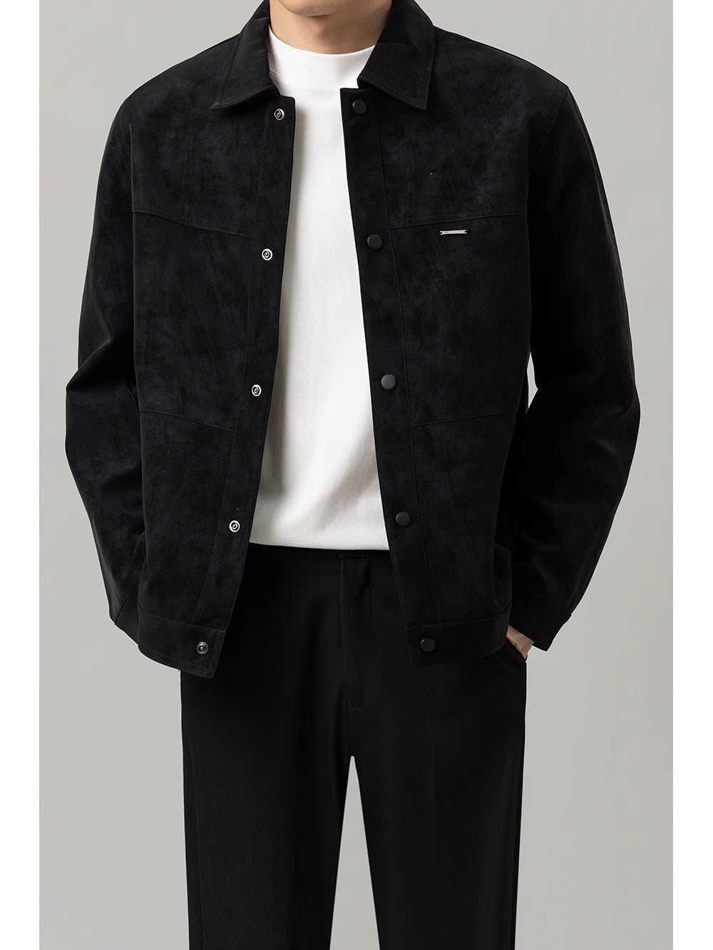 Men’s Short Jacket – Casual Style with a Slightly Mature and Refined Look